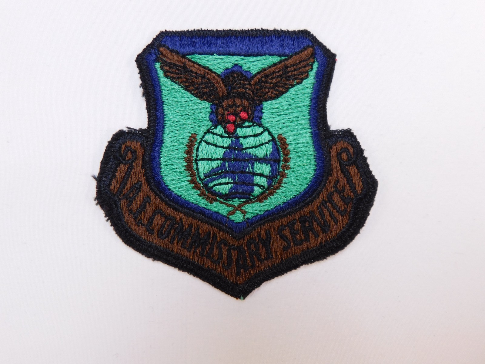 Vintage US Air Force USAF AF Commissary Service Subdued Military Patch