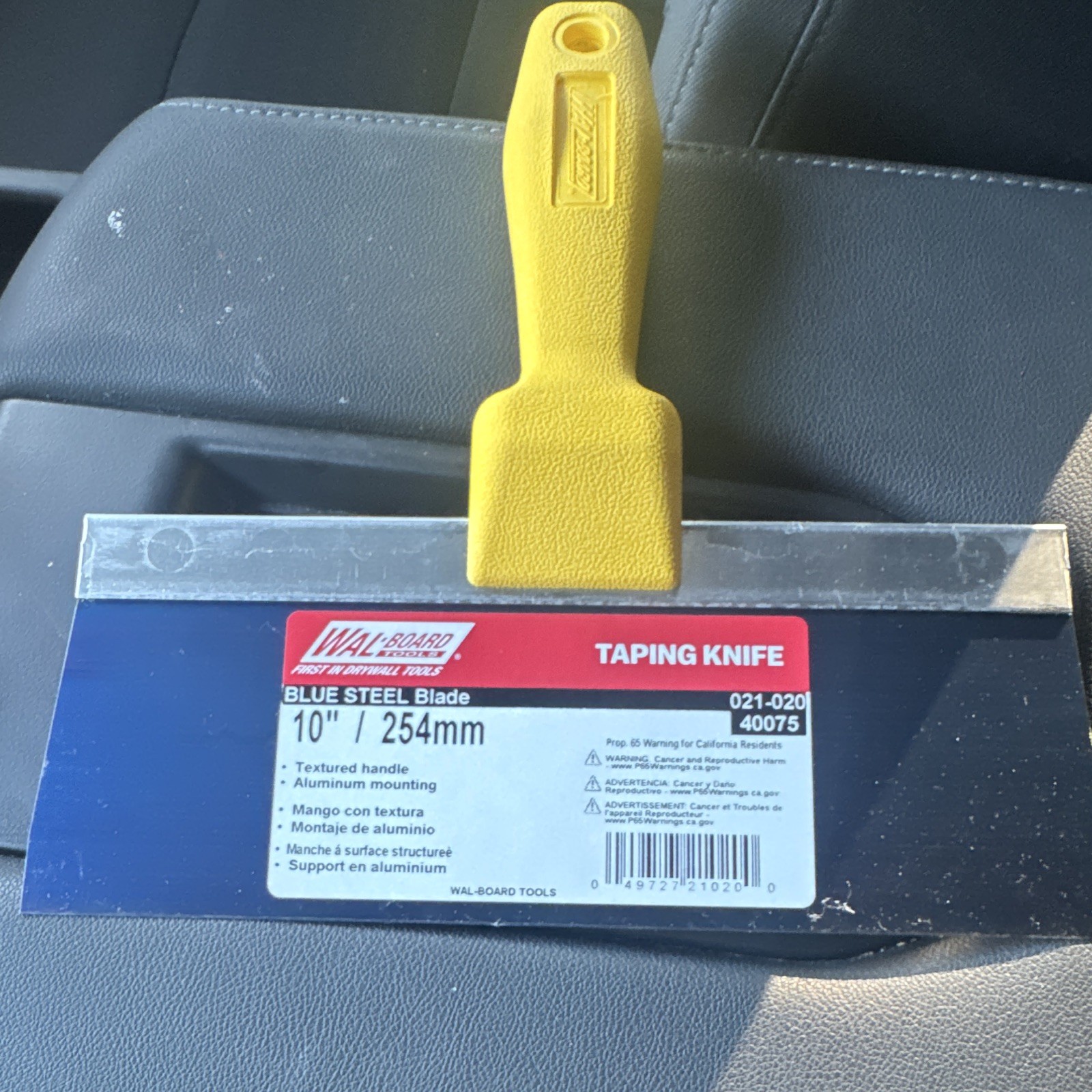 Wal-Board Tools 10 in / 254 mm Blue Steel Taping Knife Model 021-020