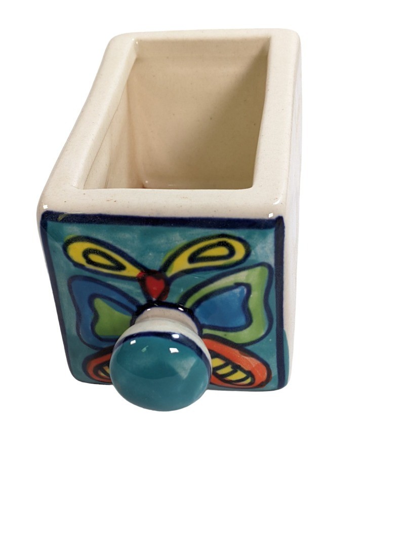 Replacement Hand Painted Ceramic Drawer Od - 95mmx55mm Fair Trade