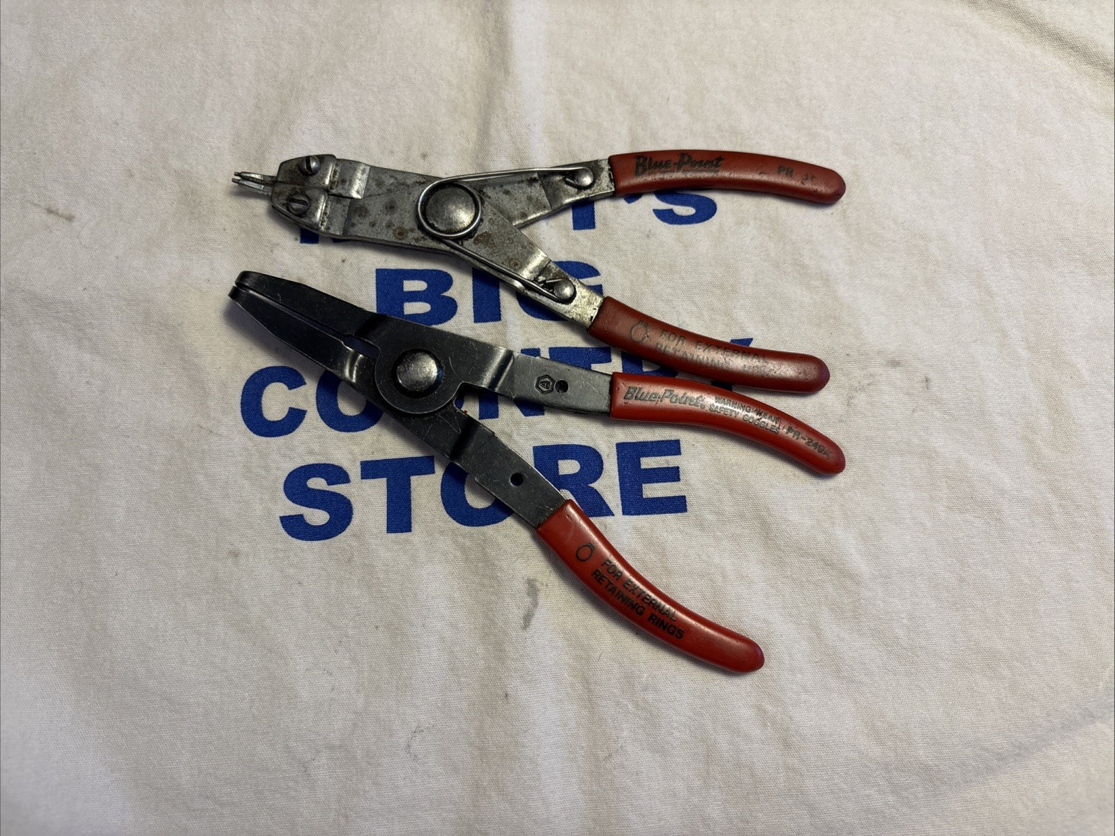 Blue Point USA 2pc Retaining Ring Pliers Lot PR-249A & PR-38