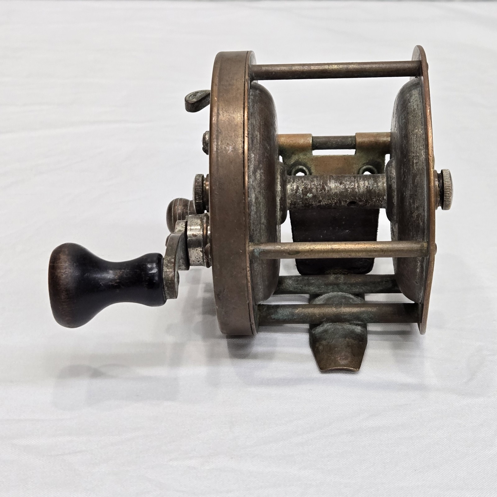 Vtg Four Bros 4 Brothers Sumco 2258 Fishing Reel Heavy Brass