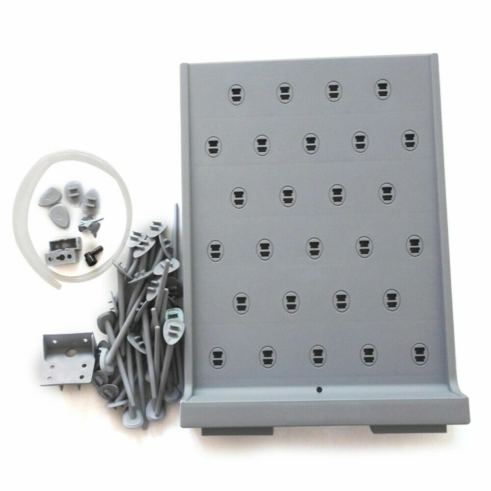 2 X Laboratory Drying Rack PP 27 Removable Pegs Wall Mount Lab Cleaning Dry