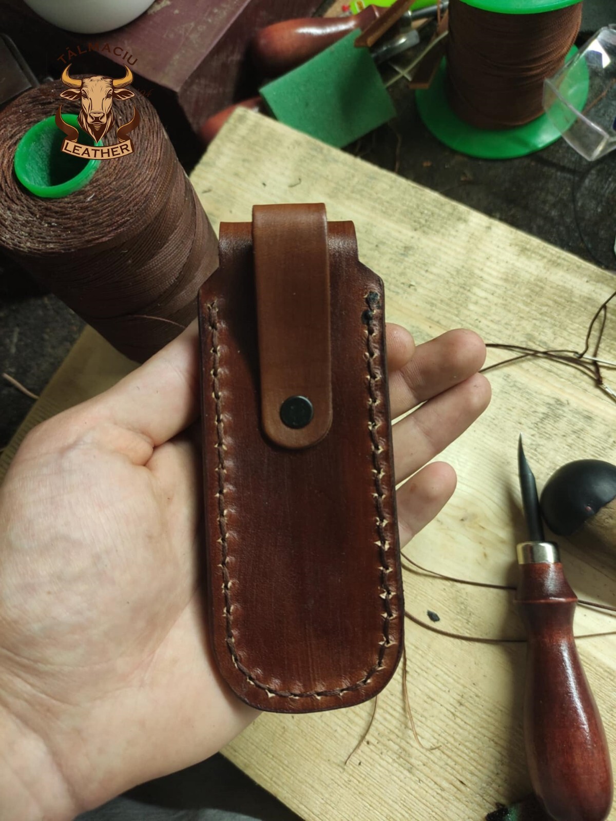 Fast Leathercraft Wet Mold - Medium Multitool EDC Knife DIY Case - Veg 5-7oz