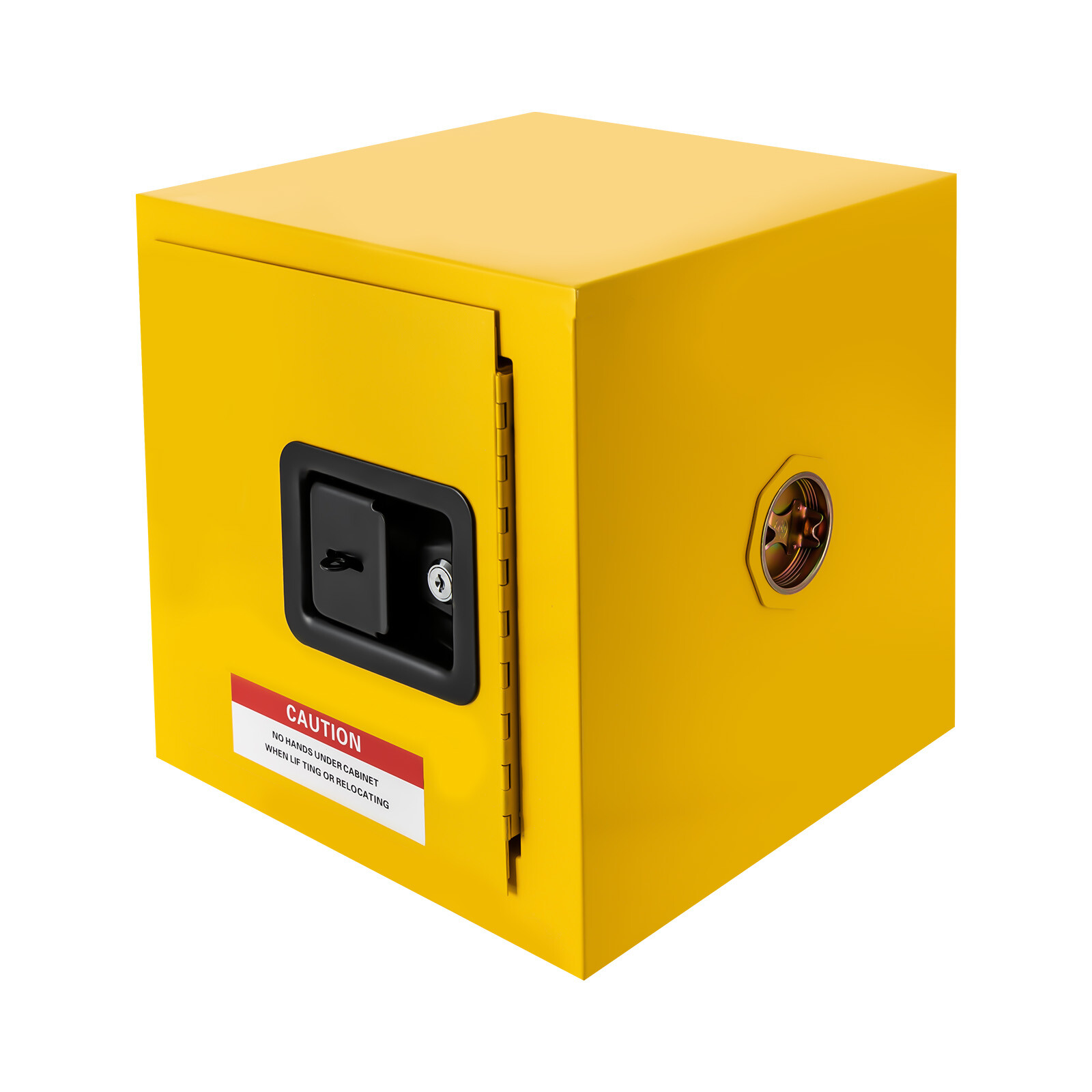 2Gal Flammable Cubic Hazardous Storage Cabinet Fireproof & Leakproof Liquid Bin