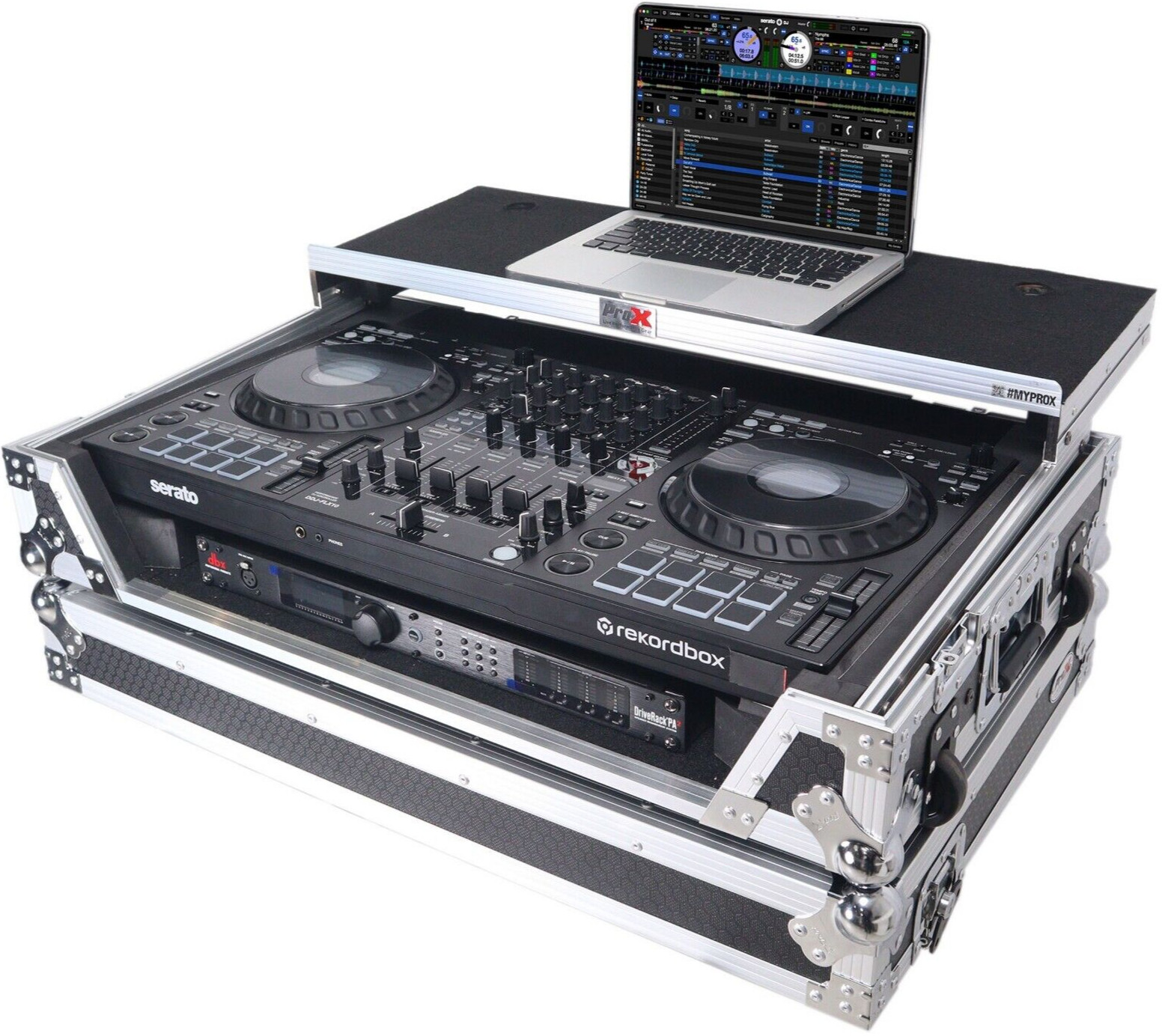 DDJ-GRV6 Controller bundle w/ Flight Style Road Case, Speaker,Cable,Tripod Stand