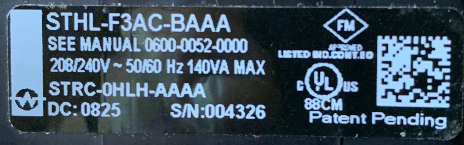 Watlow STHL-F3AC-BAAA STRT-BASE-DPF3 EZ Zone ST Control *Used Working
