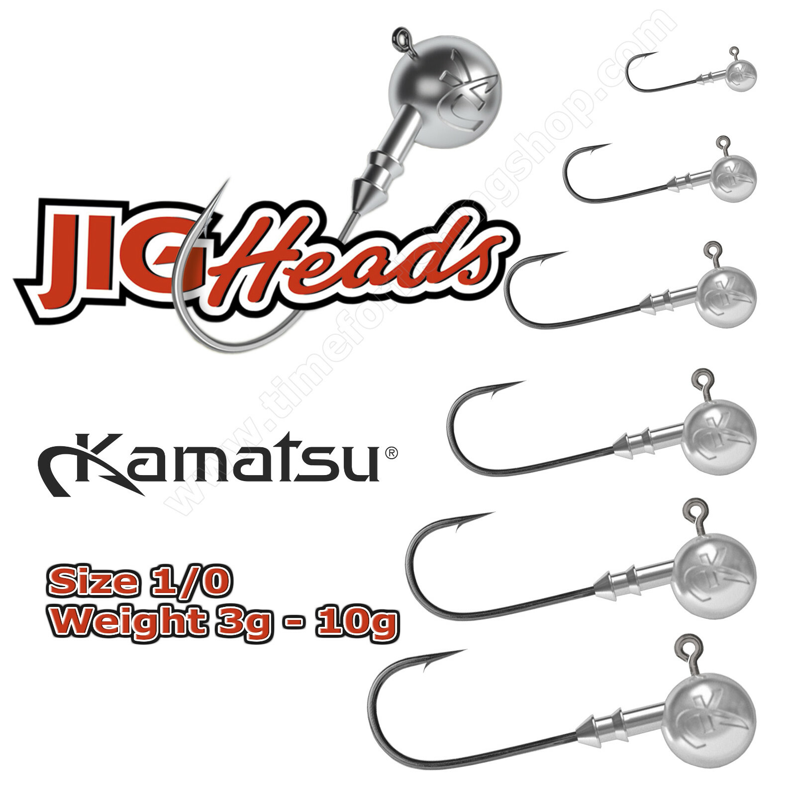 Jig Heads size 1/0 Soft Plastic Lure Perch Pike Fishing Drop Shot Savage LRF Set