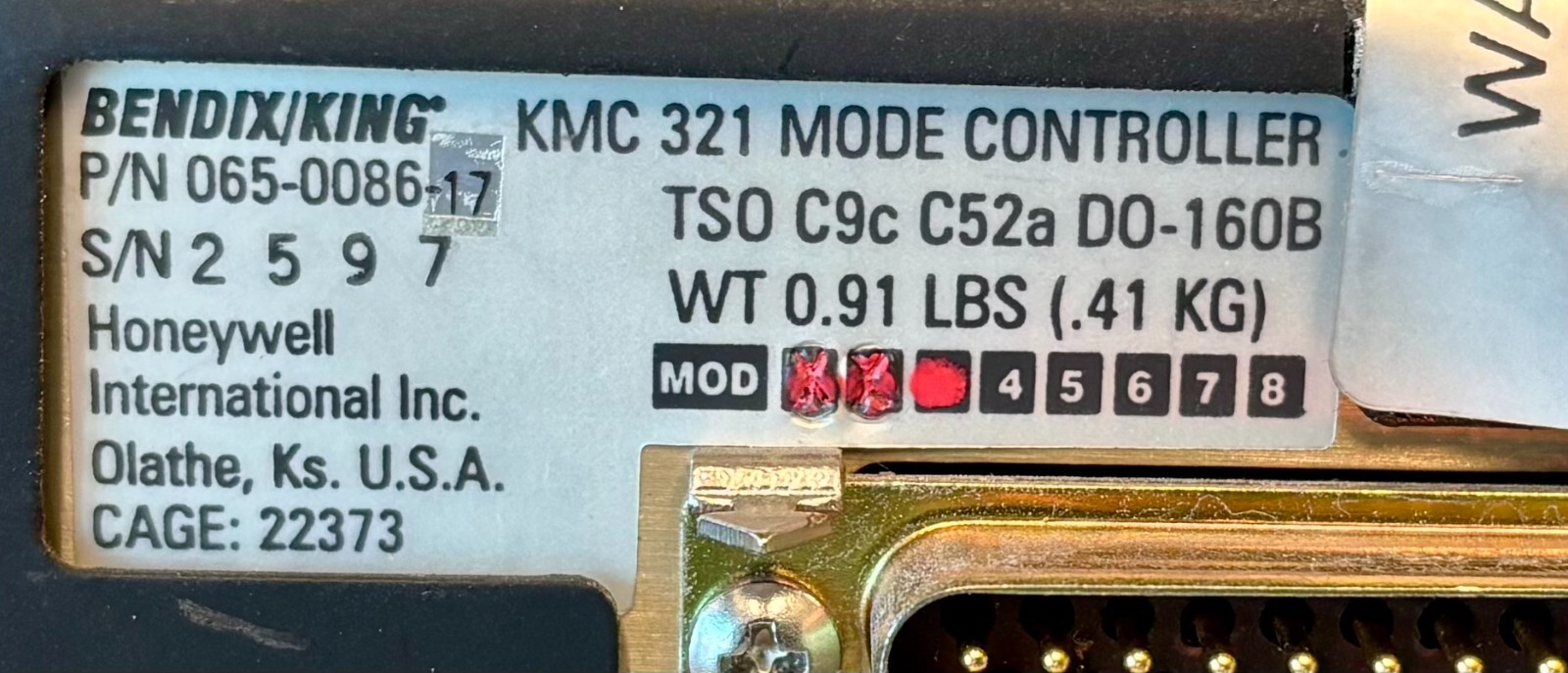 Mode Controller KMC321 065-0086-17 Removed Working