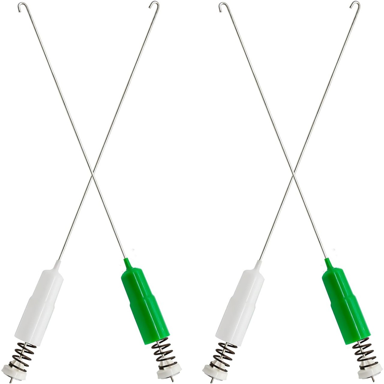 NEW  OEM GE WH16X26911 & WH16X26910 Set of 4 Washer Susp Rod&Spring Kit