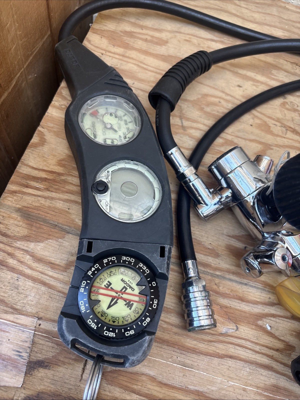 DACOR Digital/analog Gauge Scuba Diving Extreme Plus Regulator set
