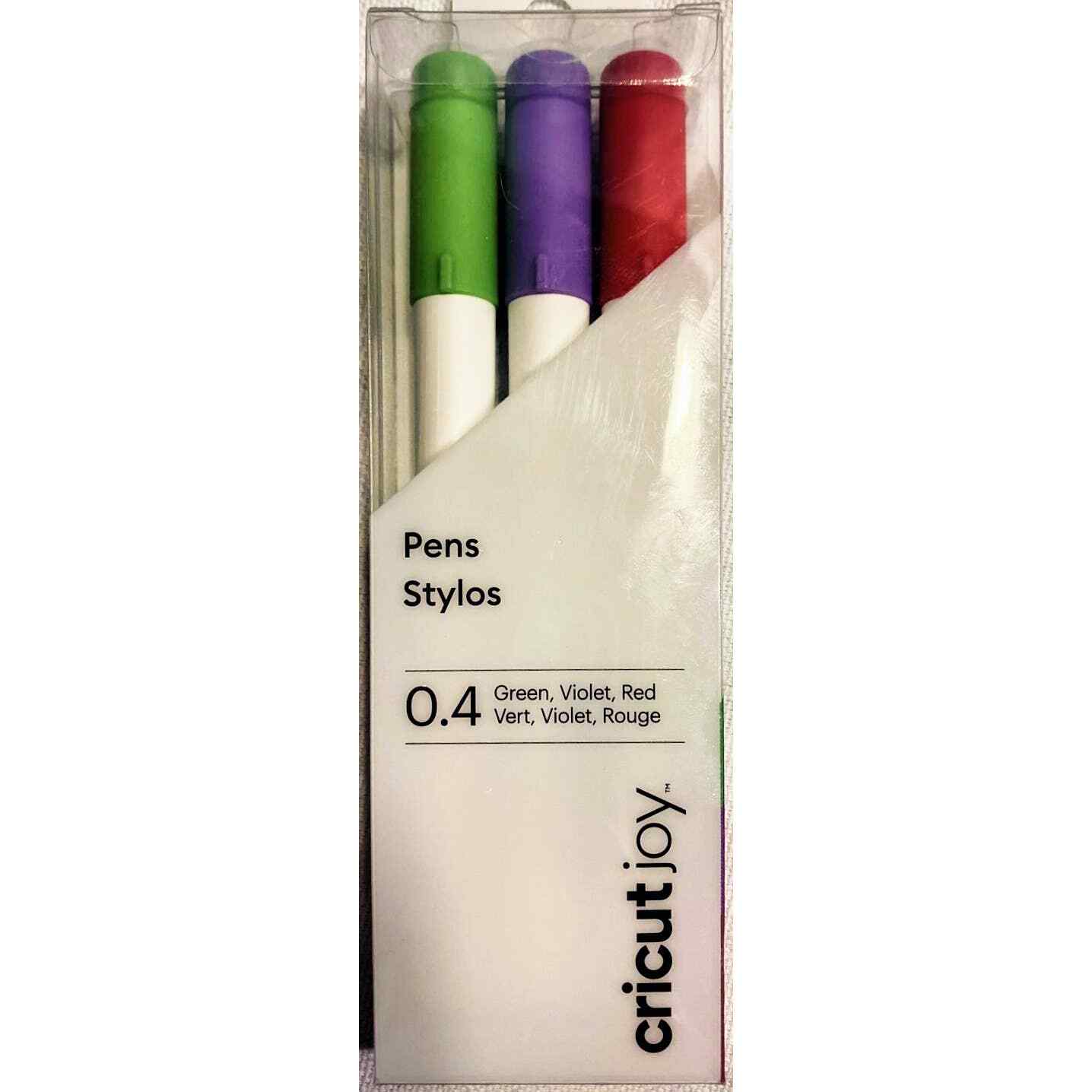 Cricut Joy Fine Point Pens 0.4 mm Red, Green, Violet Brand New Ships Same Day