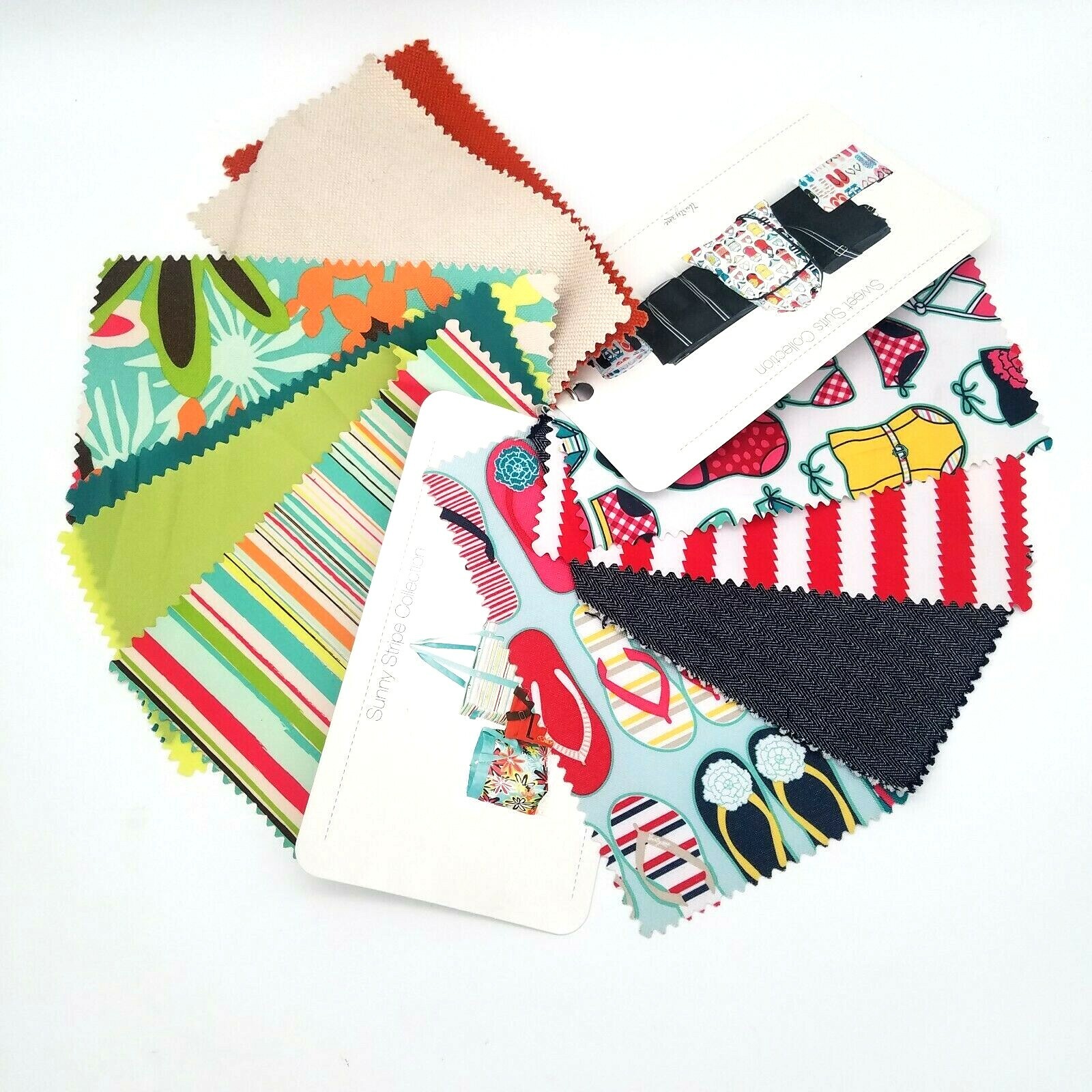 THIRTY ONE Product Fabric Swatch Collection Sets Sunny Stripe Sweet Suits