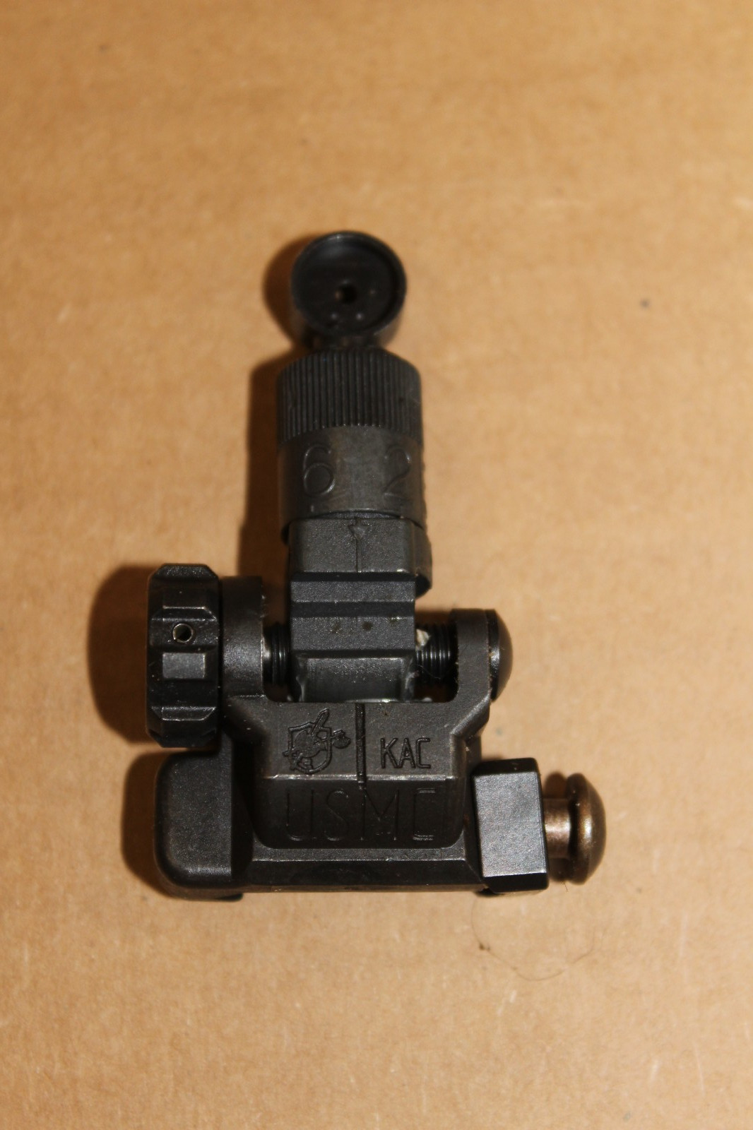 1 KAC Rear Iron Stamped USMC