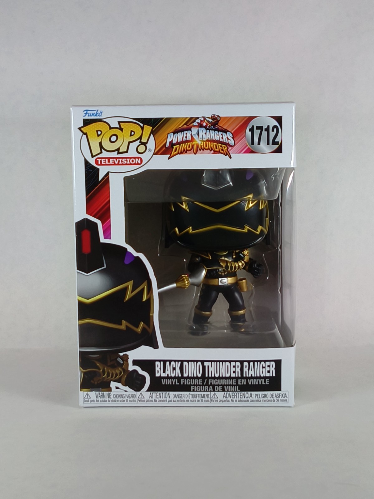 FUNKO Pop! Power Rangers Dino Thunder Black Dino Thunder Ranger 1712 MMPR