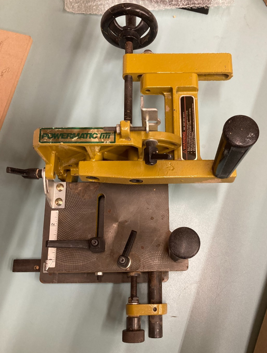 Powermatic Tenoning Jig, Original Version - Excellent Condition, Works Perfectly
