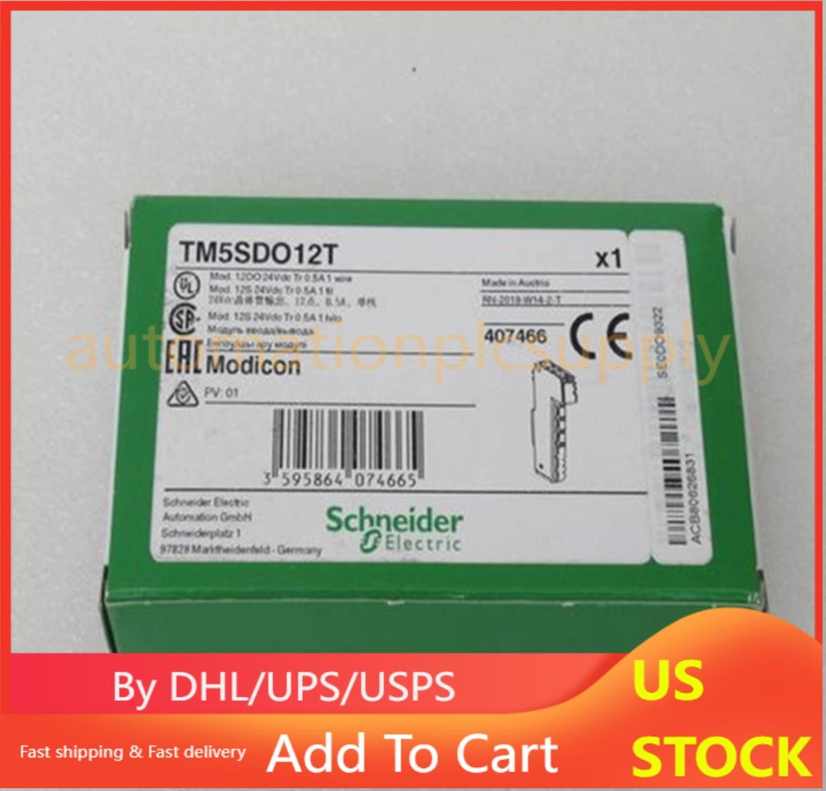 NEW SCHNEIDER TM5SDO12T Digital Output Module US Free TAX