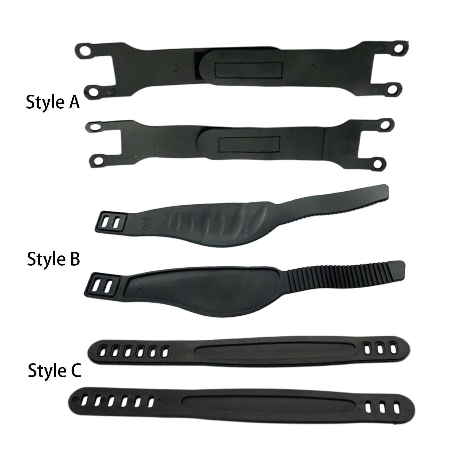 2Pcs Exercise Bike Pedal Straps Adjustable Heavy Duty Sturdy Practical Fix Bands