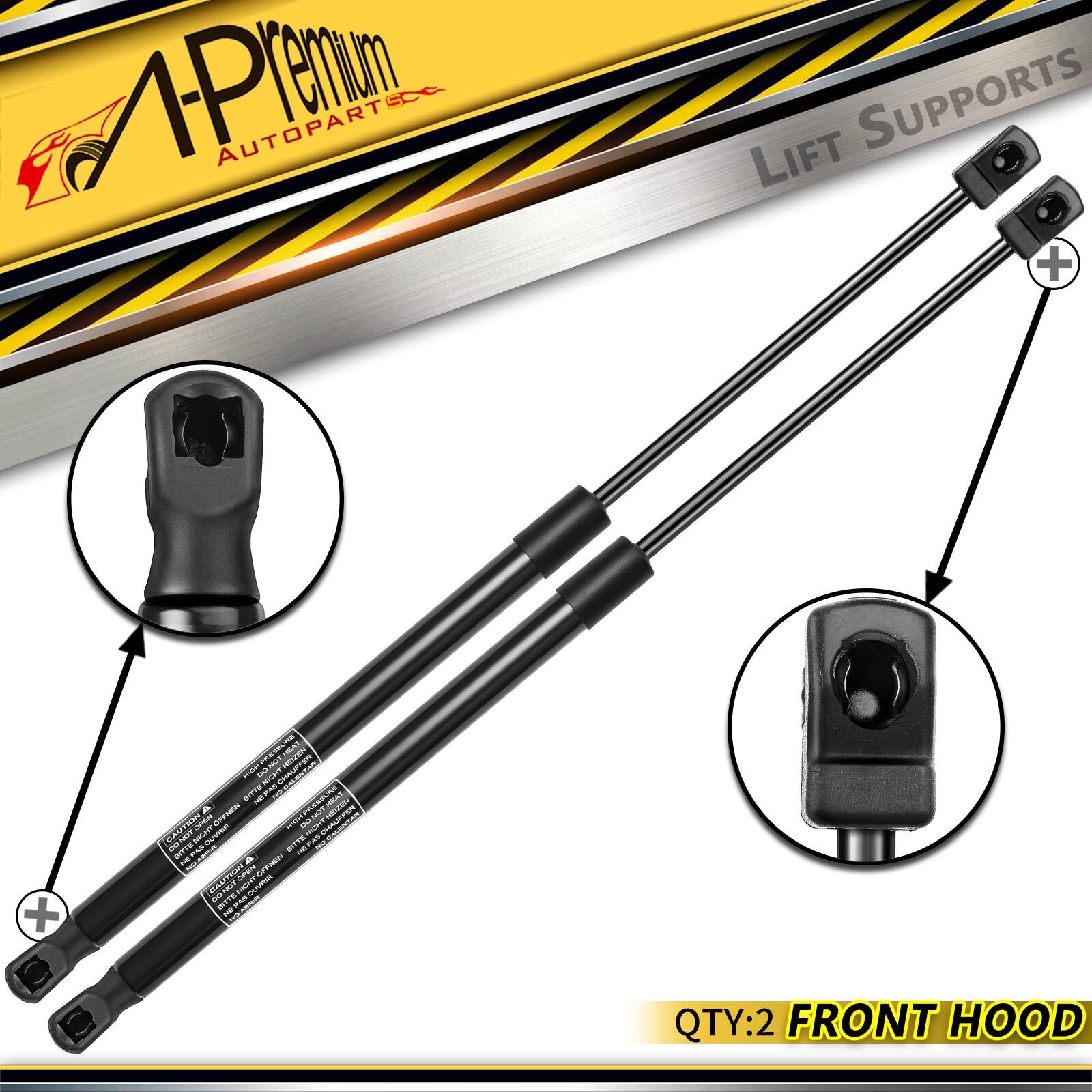 A-Premium 2x Front Hood Lift Support Shock Struts for Porsche Cayenne 2015-2018