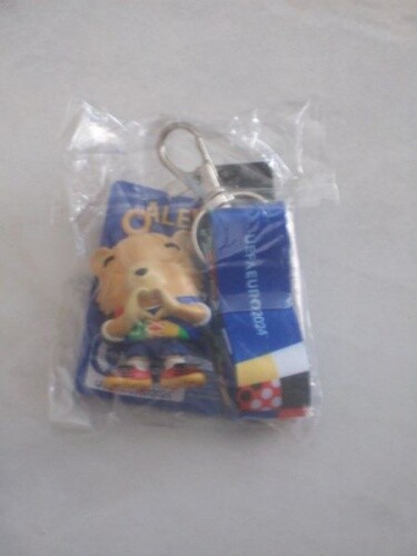 UEFA Euro 2024 - Keyring Albärt 5cm - Official Mascot - New /