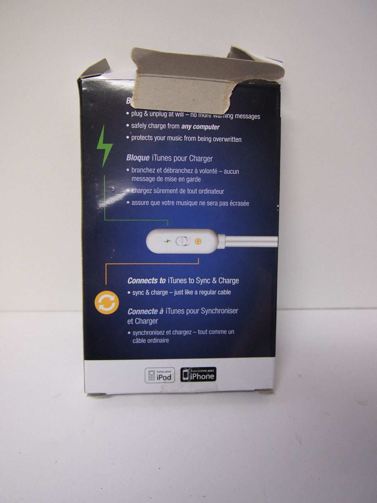 Tune Blocker iPod & iPhone Cable "A Better Way to Sync and Charge"