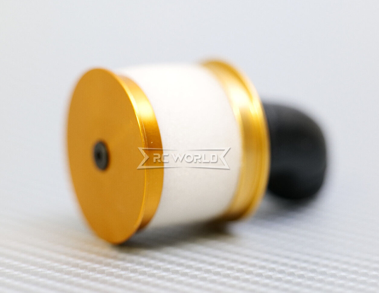 RC 1/10 Nitro Engine AIR FILTER Intake Metal/Rubber -SILVER-