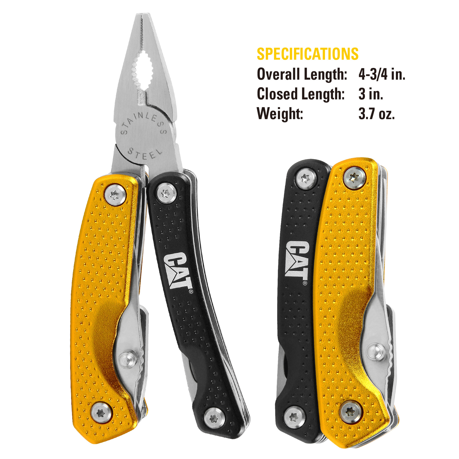 Cat 8-in-1 Black and Yellow Multi-Tool - 980028