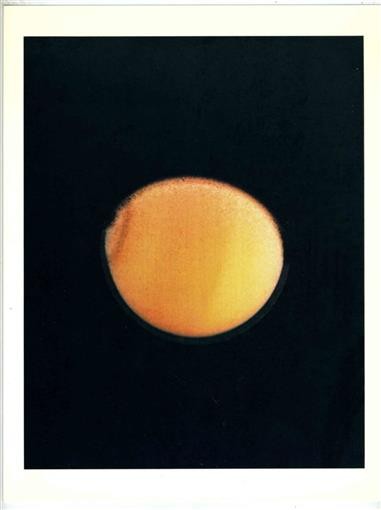Jet Propulsion Lab NASA Voyager Mission Photo Voyager 2 Saturn Moon Titan 1981