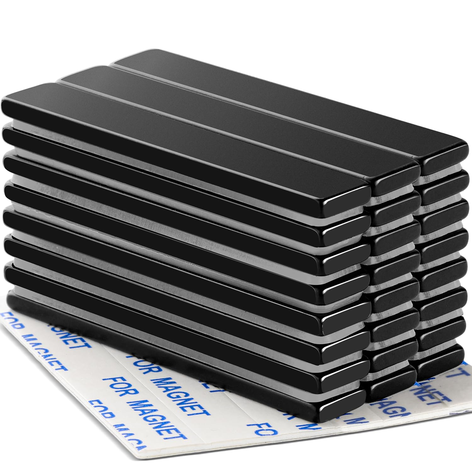 Waterproof Neodymium Bar Magnets with Epoxy Coating, Powerful