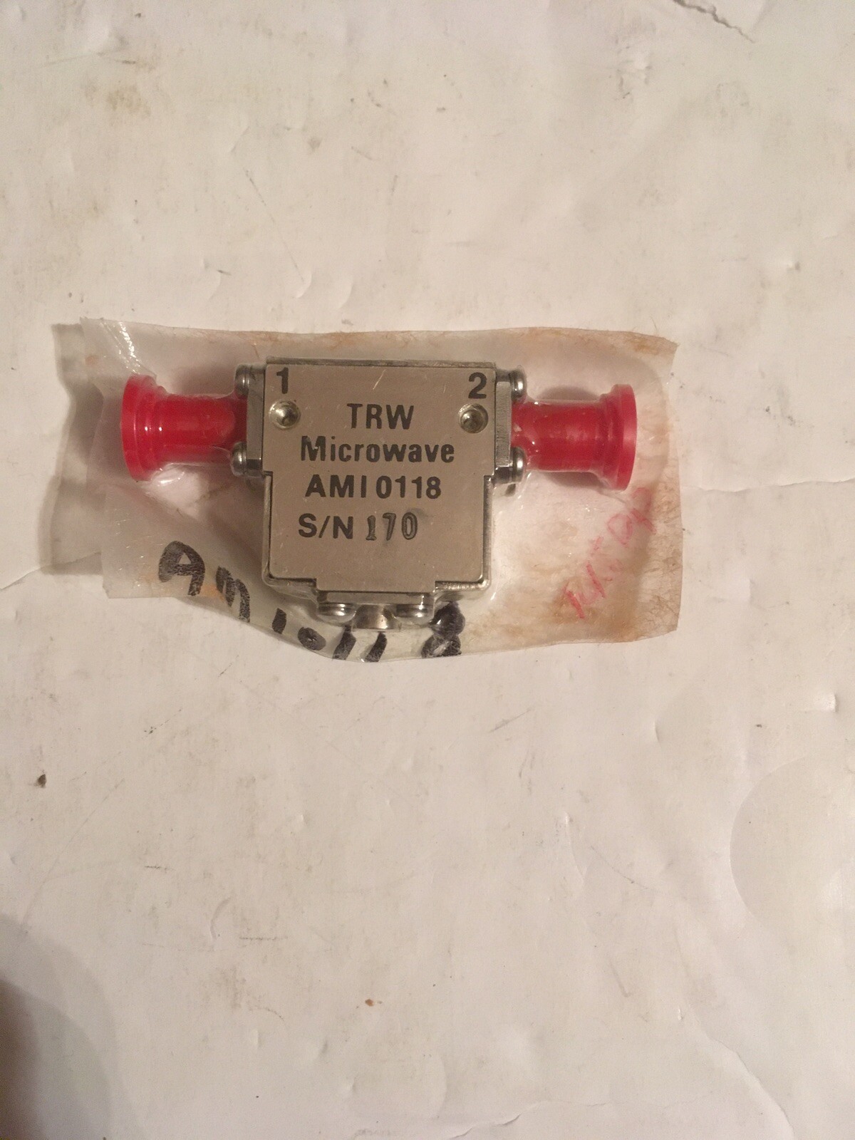 TRW Microwave AMI 0911 Isolator - New (C83)