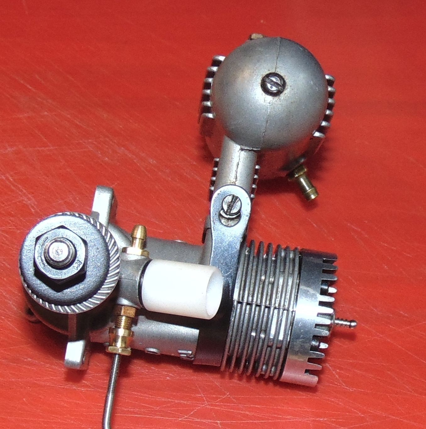 OS Max 35 CL Stunt Model Airplane Engine, cleaned with box .