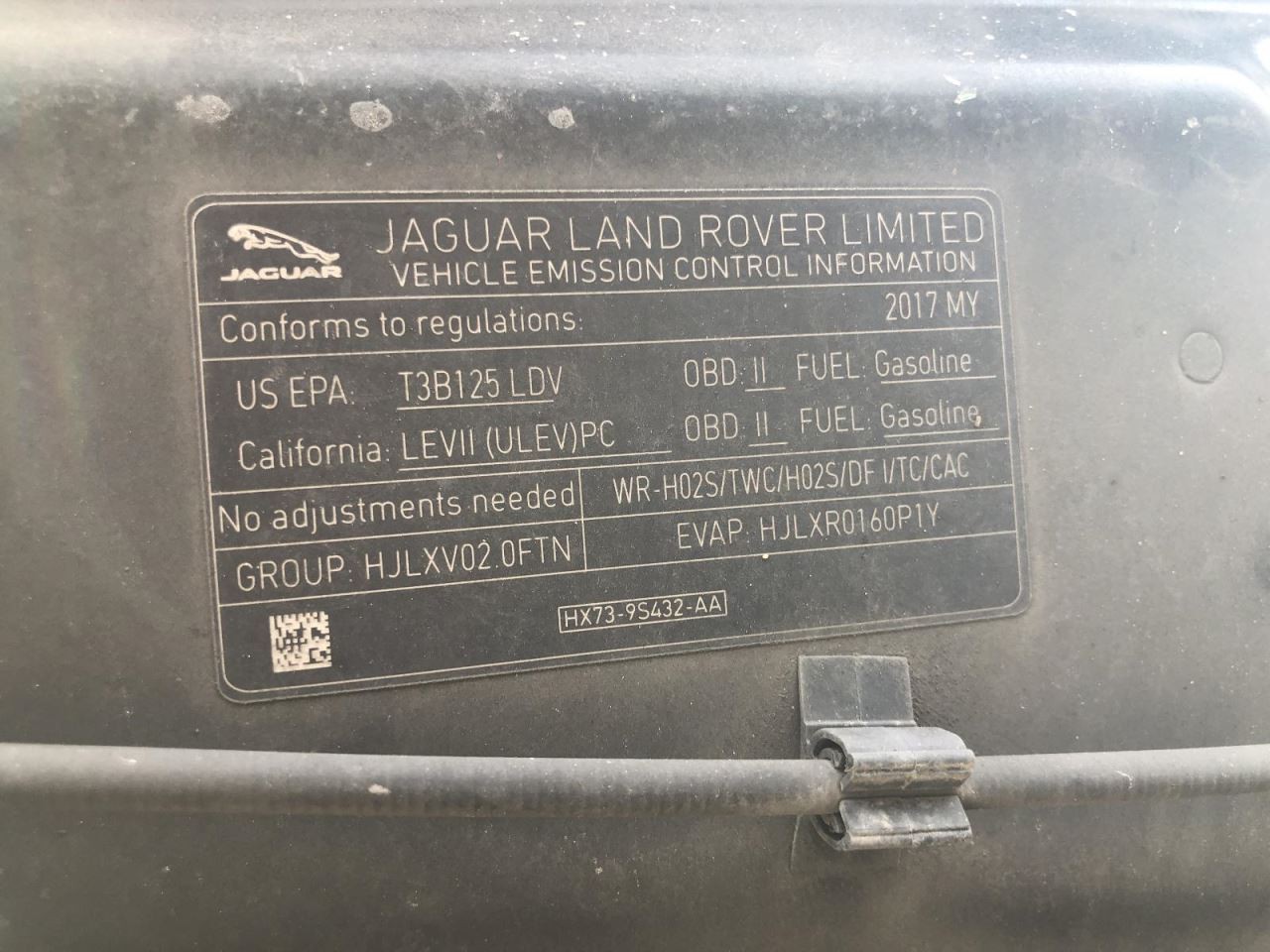 Sun Visor Left Driver Without Illumination Fits 17-20 F-PACE 956825