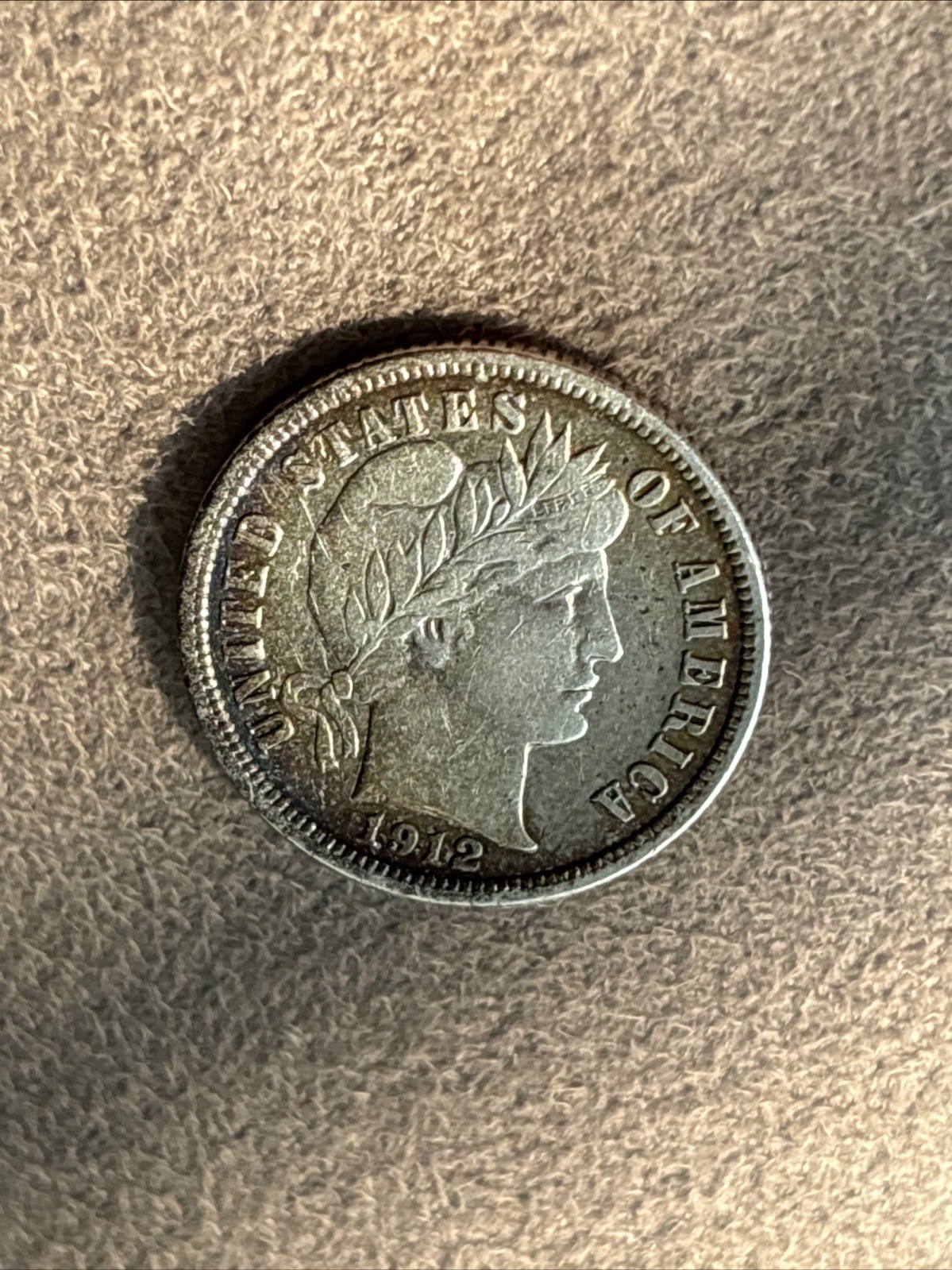 1912 Barber Dime, Nice