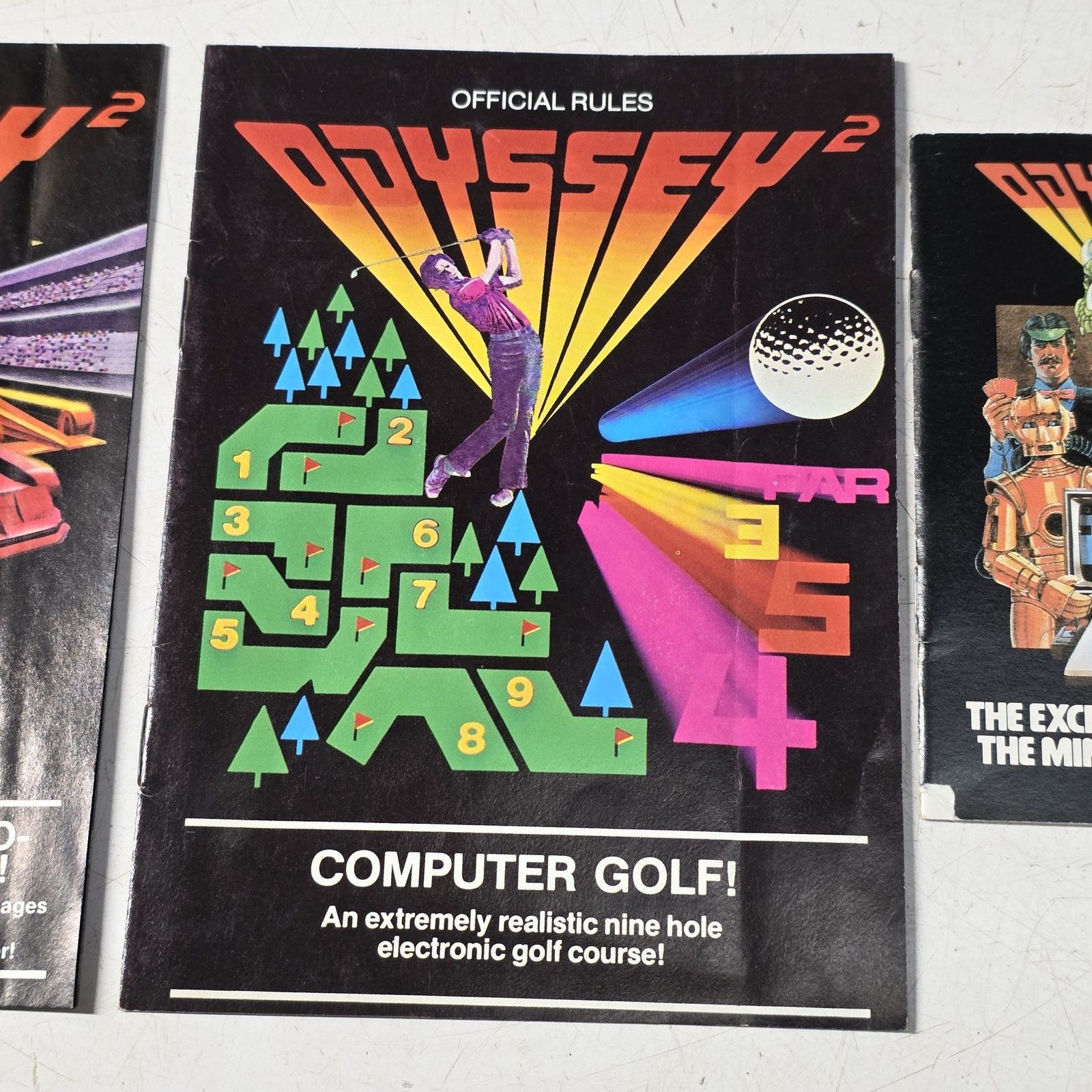 Magnavox Odyssey Computer Golf Game CIB w/ Box Manuals Inserts Vintage
