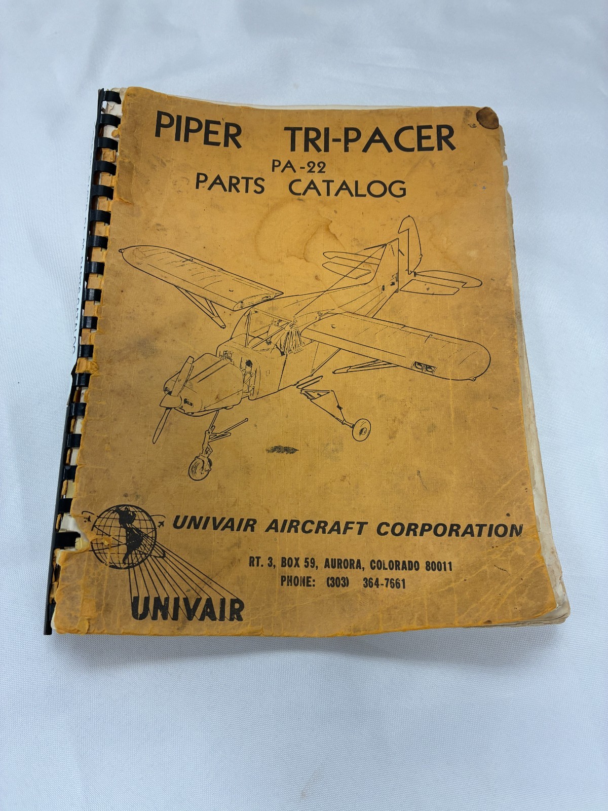 Piper Tri-Pacer PA-22 Parts Catalog / May 1978