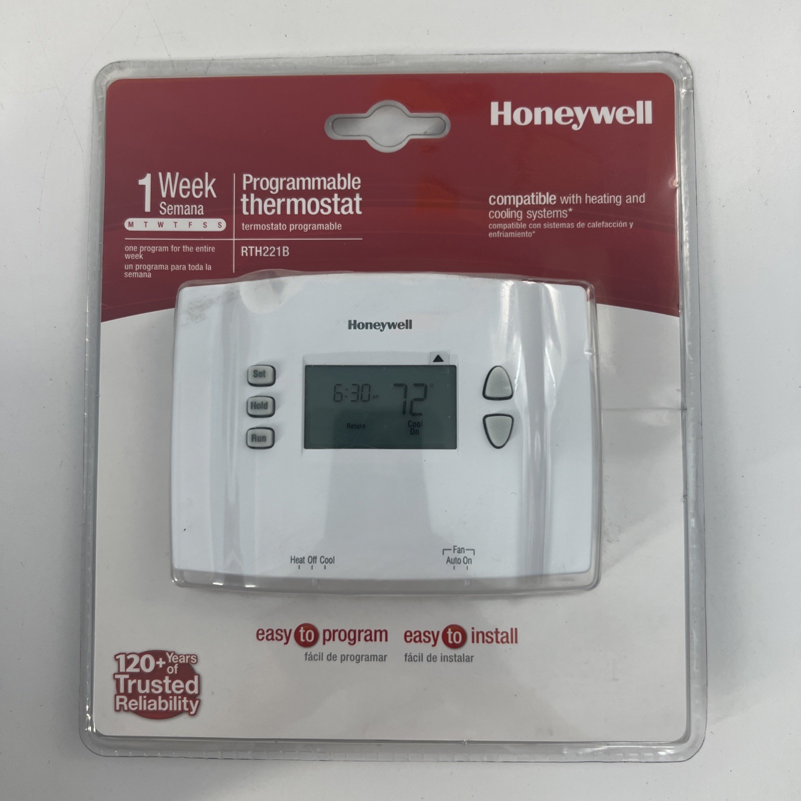 Brand New Honeywell 1-Week Programmable Thermostat (RTHL221B)