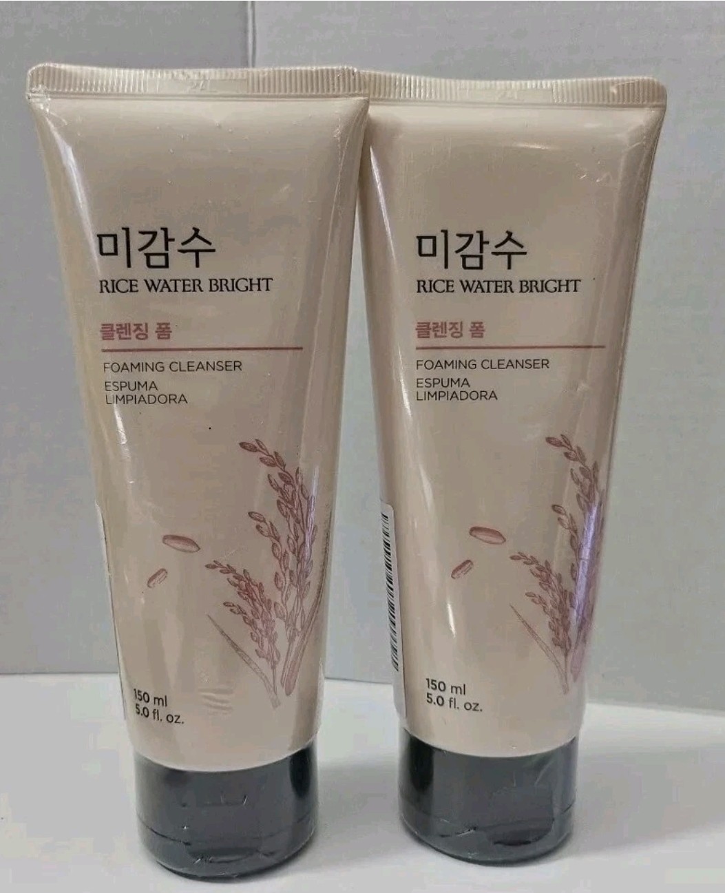 2pack-Rice Water Bright Foaming Cleanser /150 ml/K-Beauty