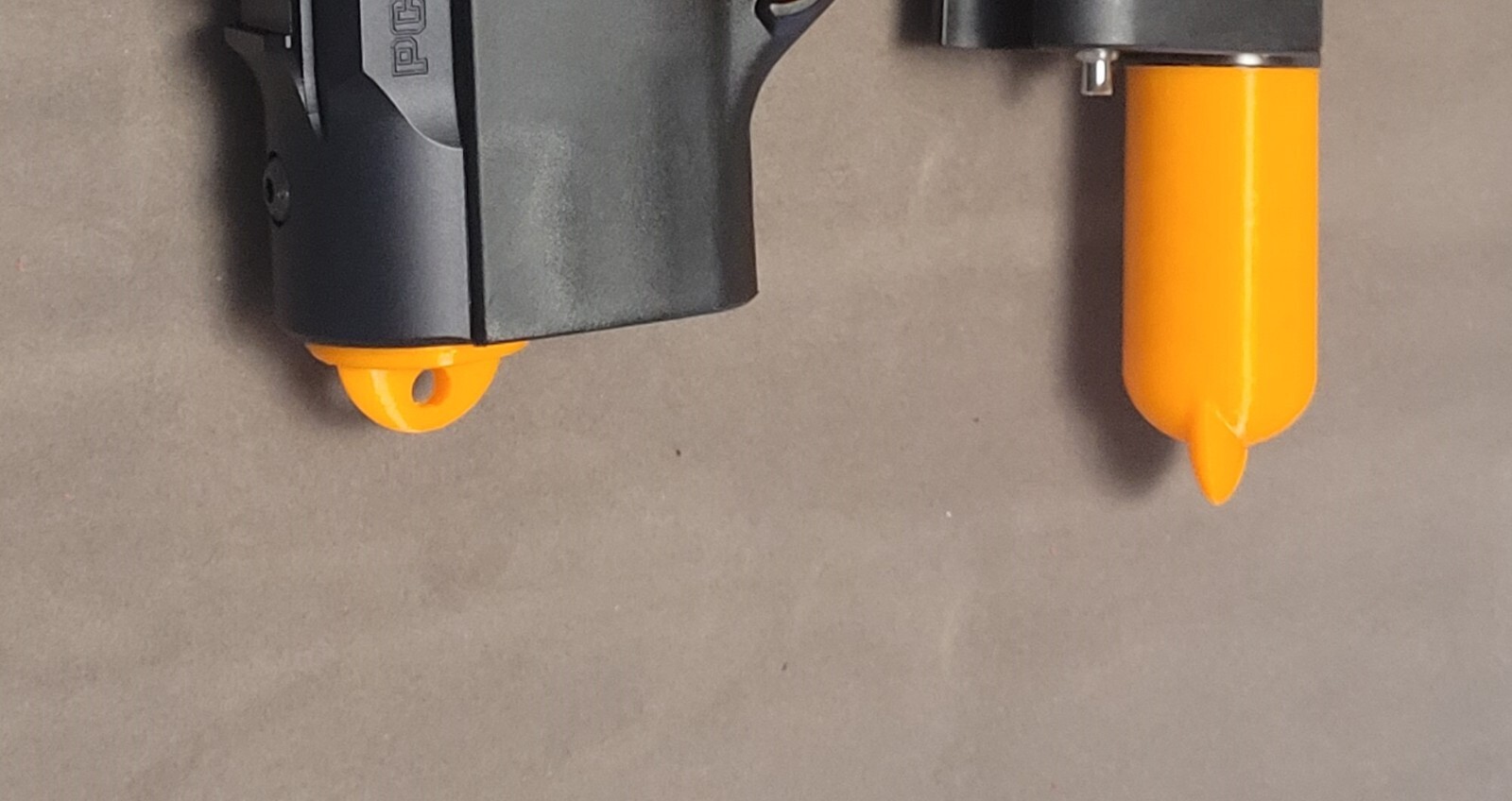 Ruger PC Carbine dirt and sand protector for barrel lug and receiver socket.