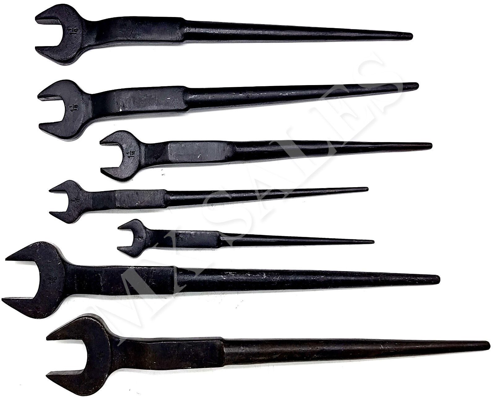 7pc IRON WORKER SPUD WRENCH SET CONSTRUTION WRENCH ALIGNING BOLTS
