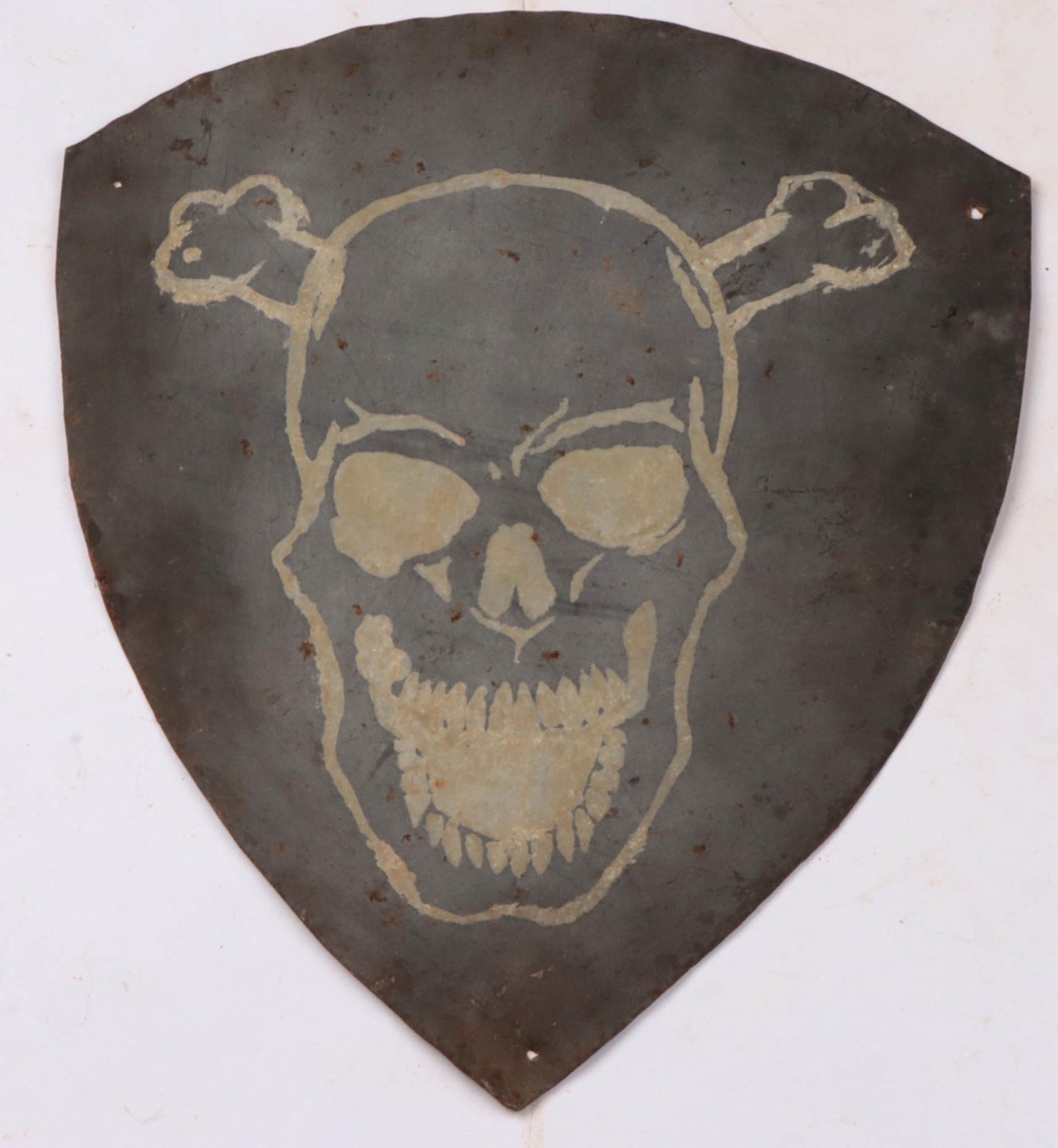 Skull Bones Shield Knight Templar WW2 wwII WW1 wwI  Wall decor Iron Metal Iron