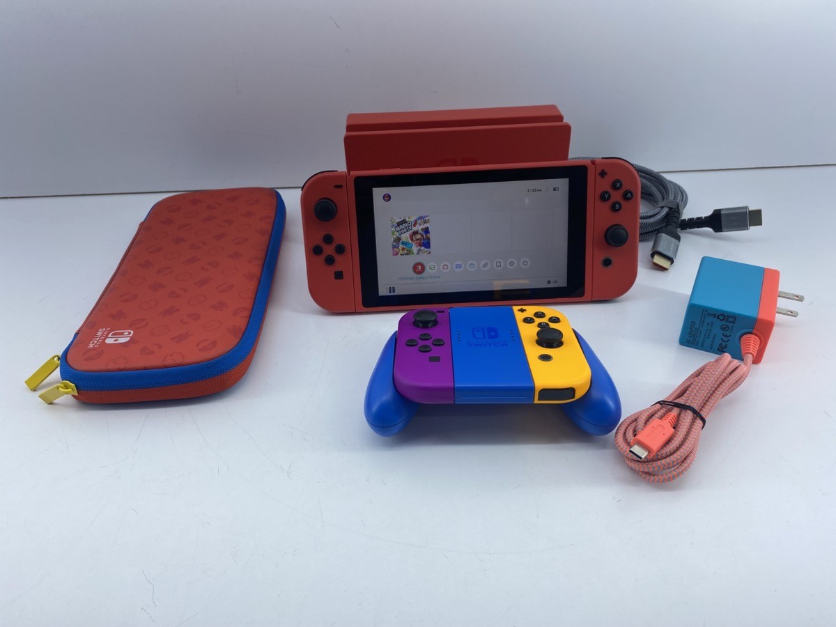 Nintendo Switch Mario Red & Blue Edition Bundle (WMP020358)