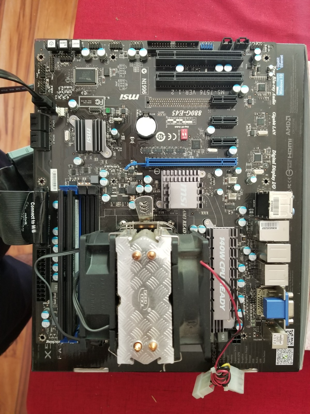MSI 880g-E45, AMD Phenom II X6 1090T 3.20GHz 6MB L3 AM3, Corsair 16GB PC3-12800