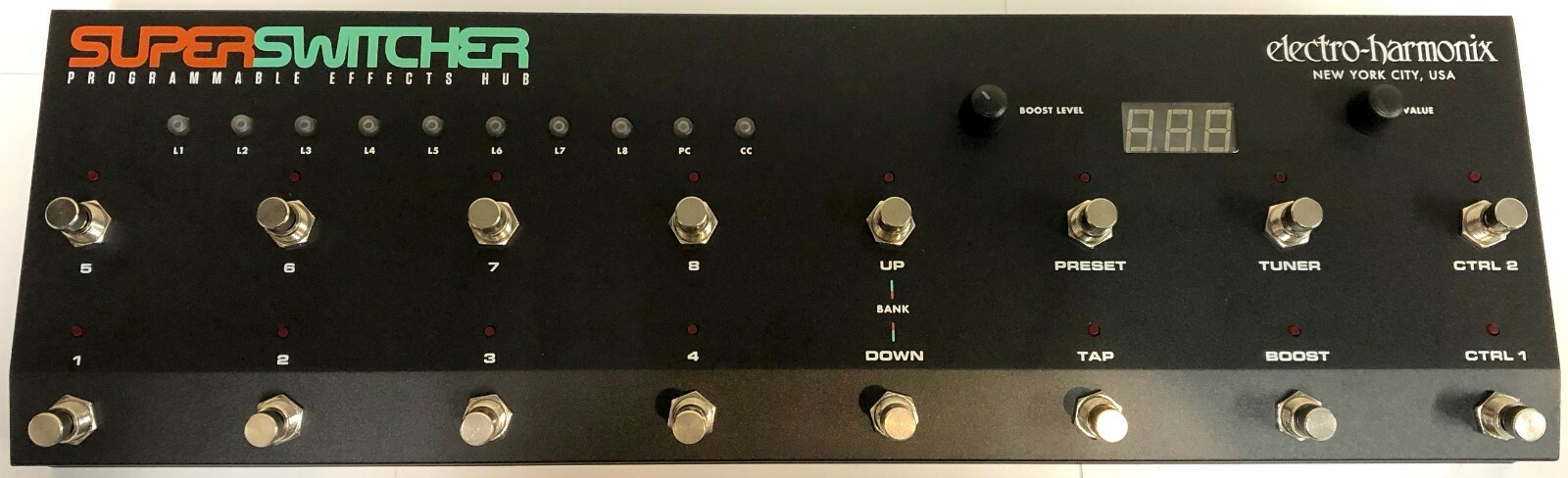 Used Electro-Harmonix EHX Super Switcher Programmable Effects Hub Pedal