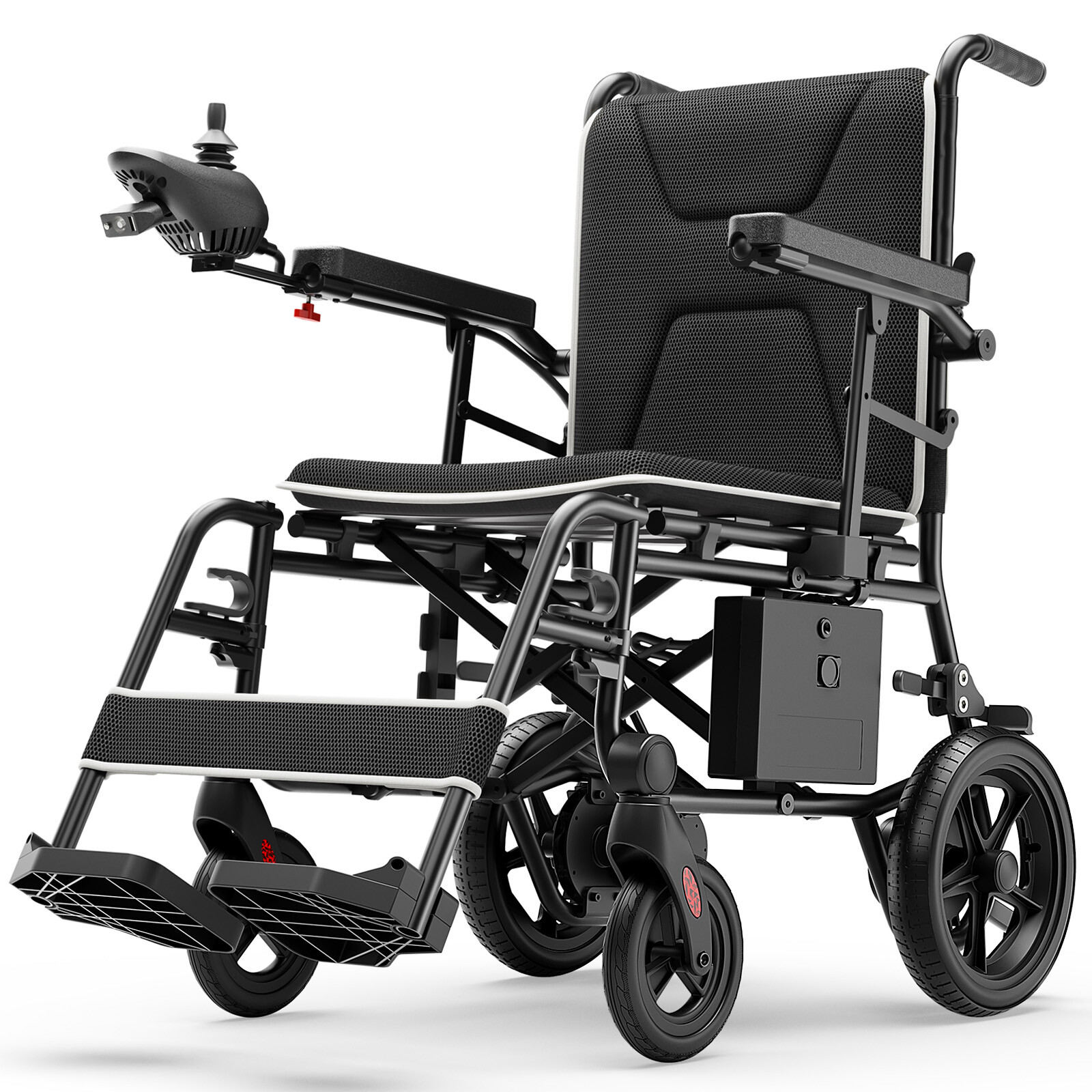 Ultra-Lightweight Electric Wheelchair 500W 300lbs Capacity Foldable for Travel