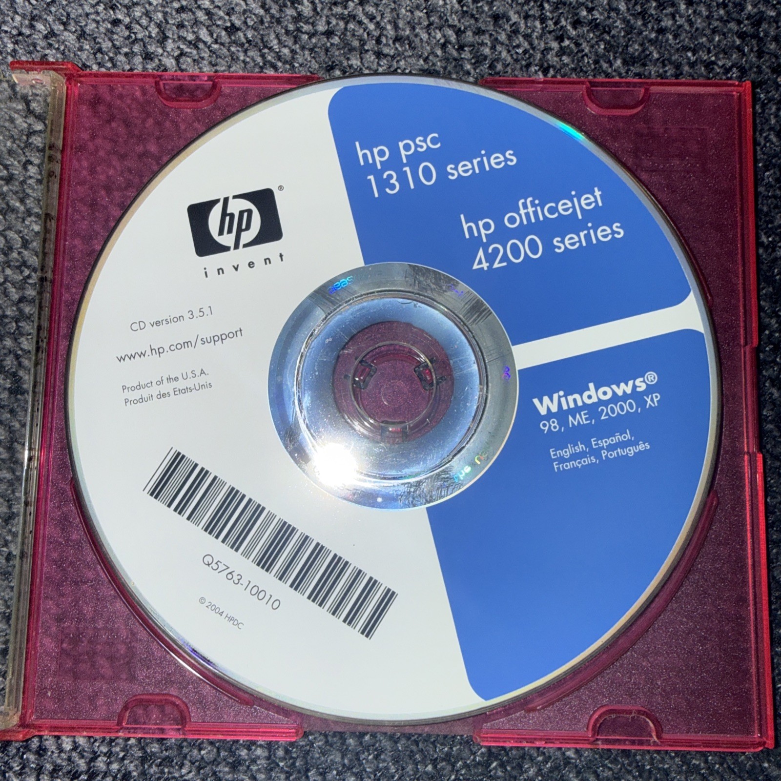 HP PSC 1310 Series HP OFFICEJET 4200 Series Windows 98, ME, 2000 XP Hp Invent