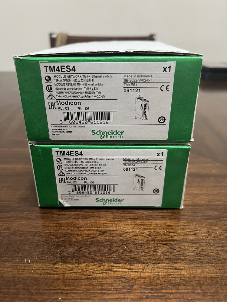 Brand New Schneider Electric TM4ES4 Modicon TM4 Ethernet Network Module