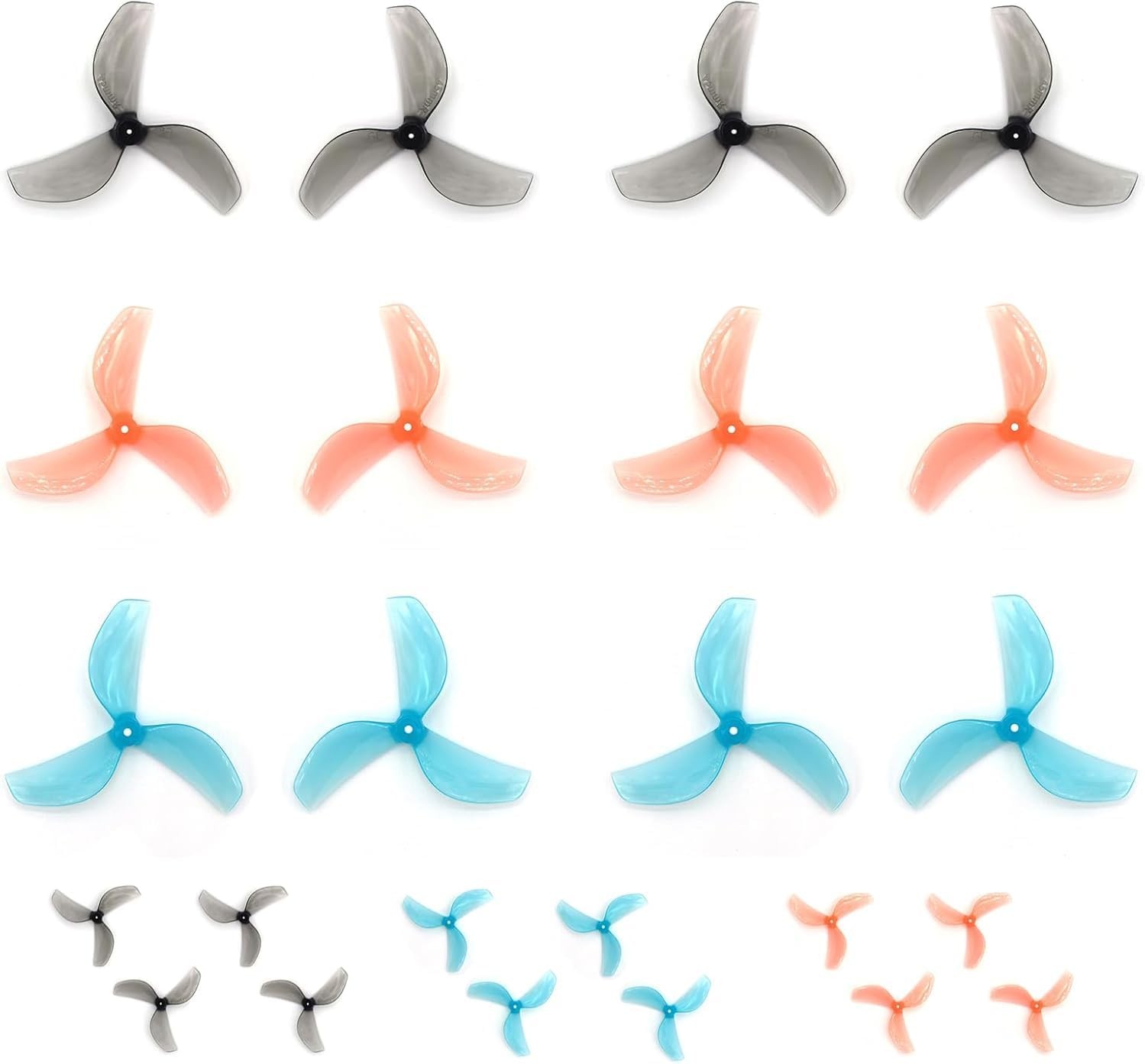 12Pair Gemfan 45MM 3 Blade Propeller Props 1.5mm Hole for FPV Quadcopter