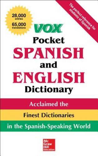 Vox Pocket Spanish-English Dictionary - Paperback By Vox - GOOD
