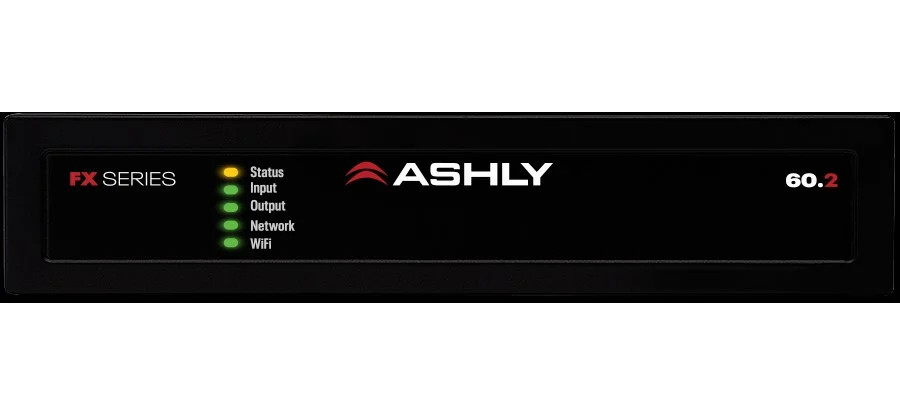 Ashly FX60.2 1/2-Rack Compact 2-Channel Power Amplifier with DSP