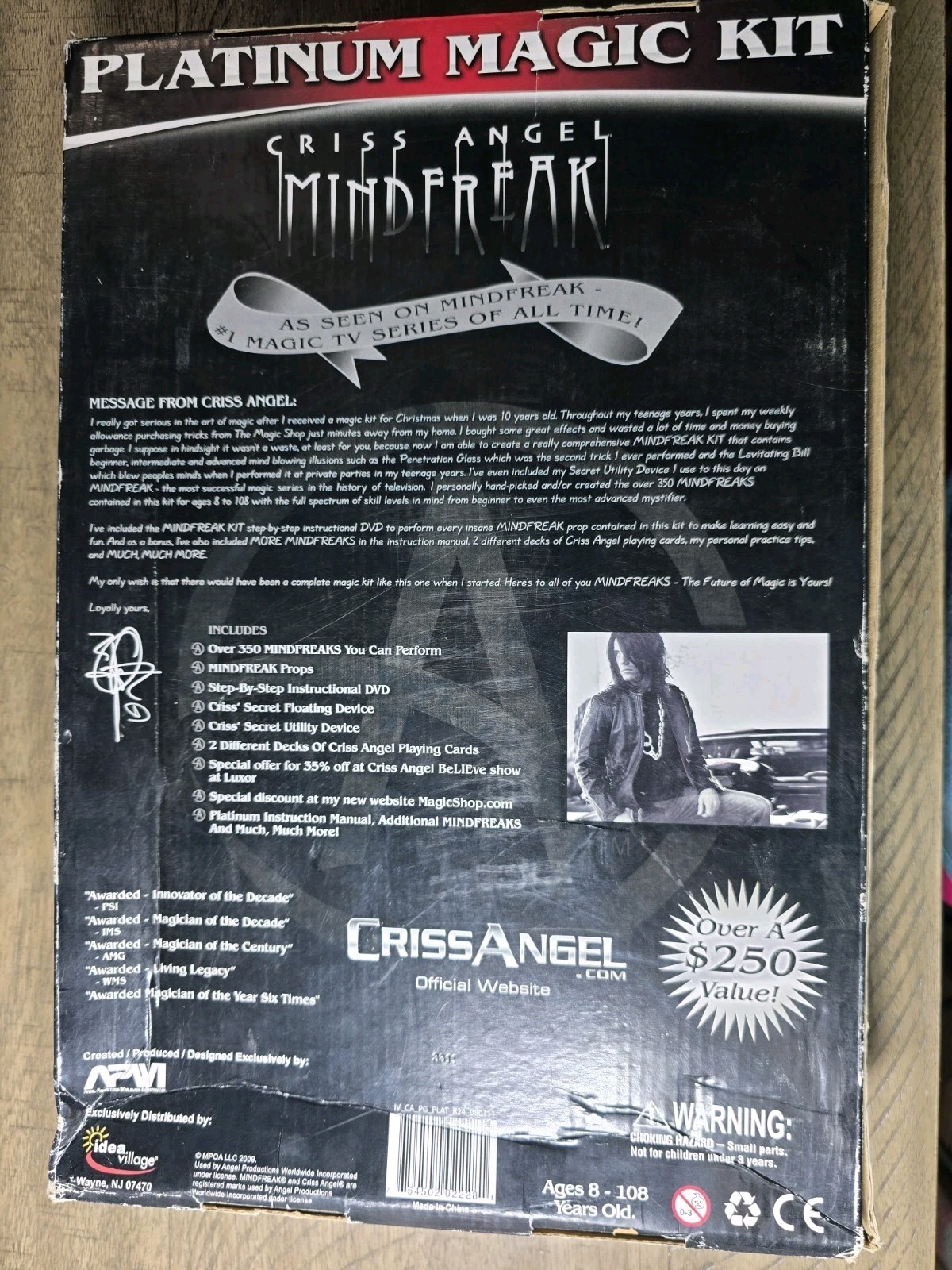 Criss Angel Mindfreak Platinum Magic Kit, Pre-owned