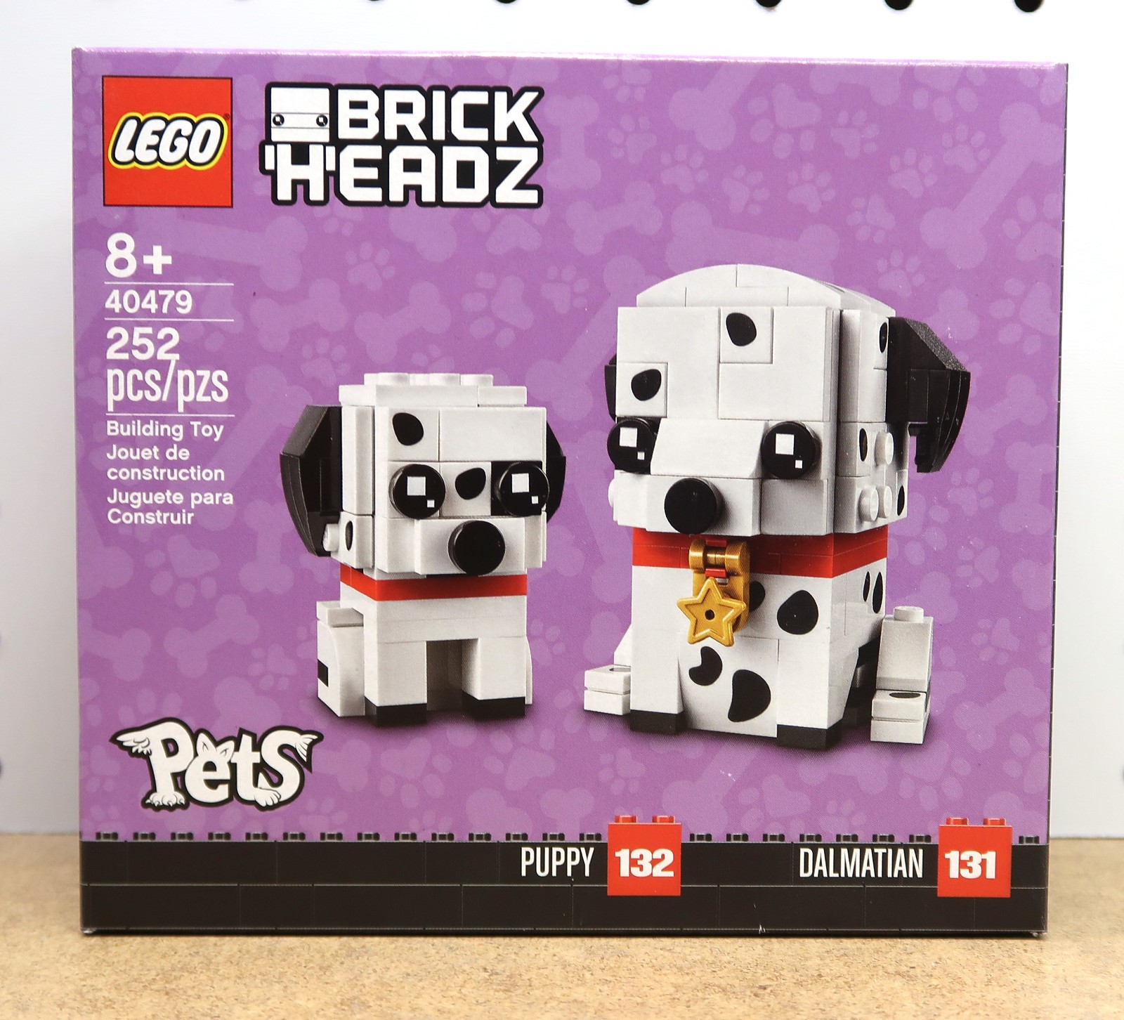 LEGO BrickHeadz Pets 40479 Dalmatian & Puppy Retired Set - New In Sealed Box!
